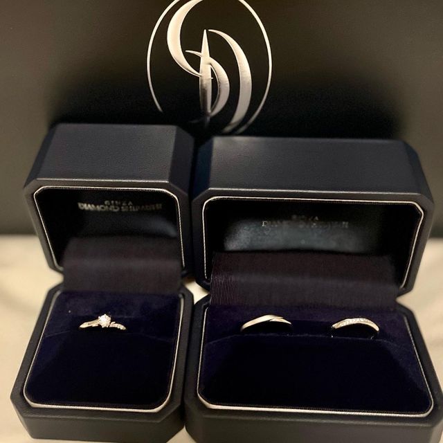 婚約指輪と結婚指輪を購入しました。