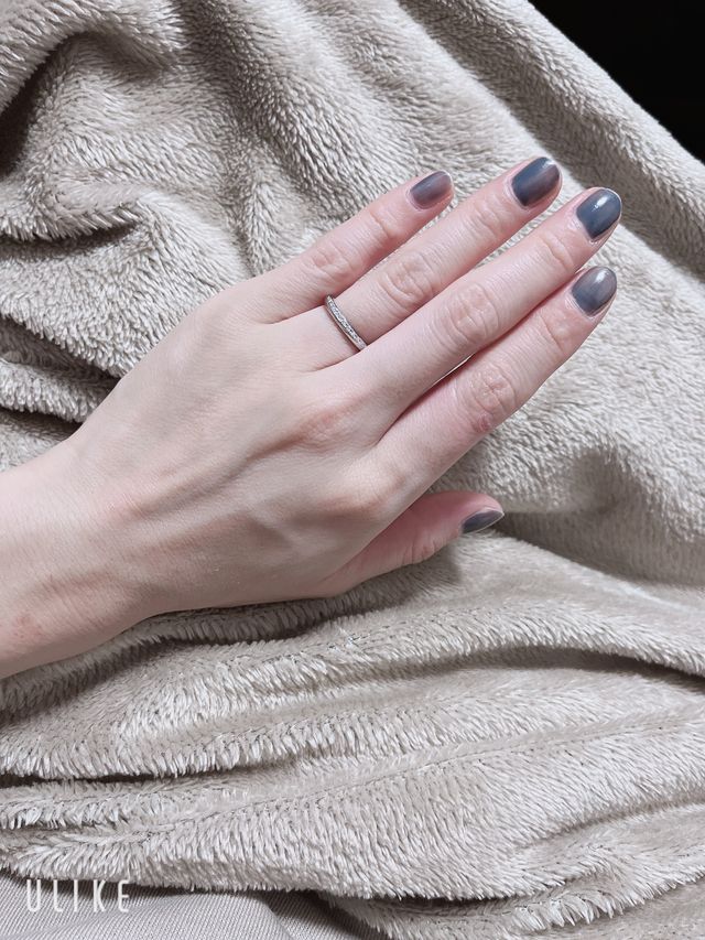 指輪のサイズは5.5です。
