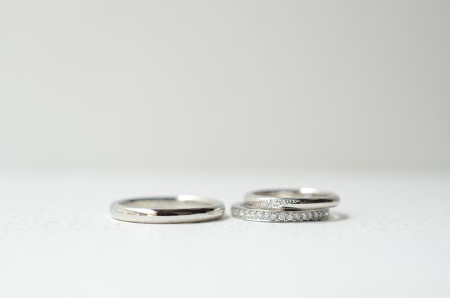 婚約指輪・結婚指輪
セットで作成しました。