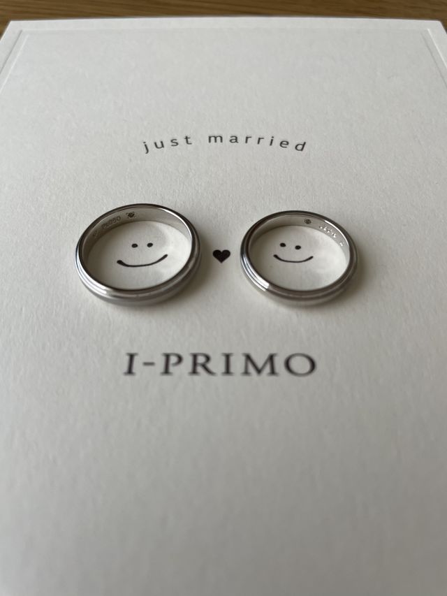 結婚指輪を購入しました！