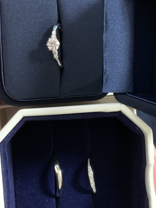 ダイヤ、ハート&キューピット
妻が石を気に入った