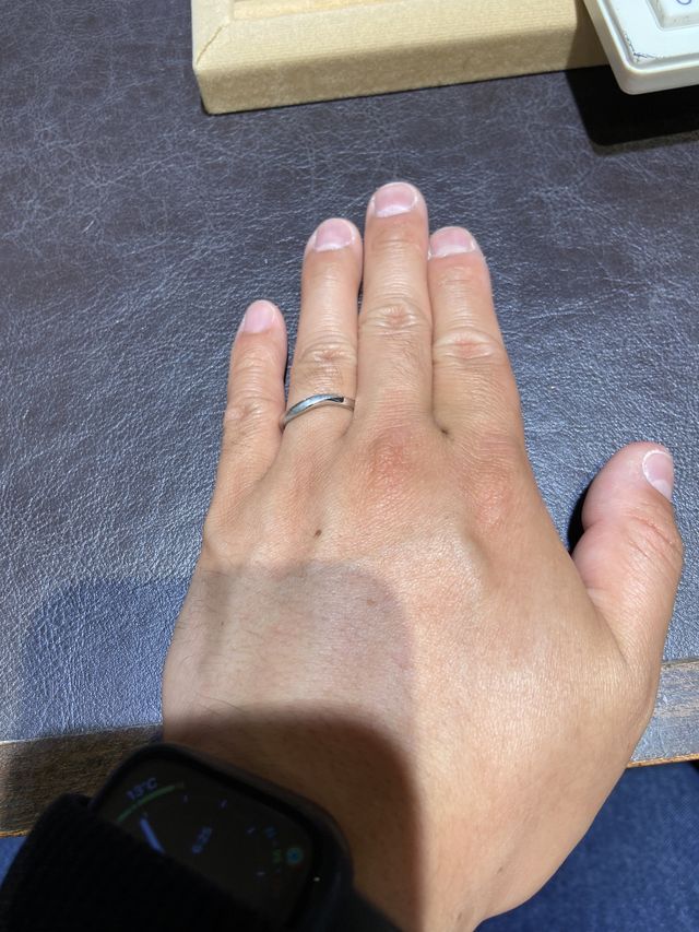 新郎の指輪