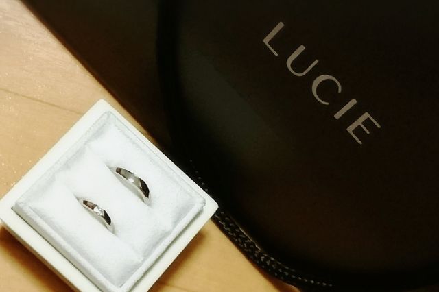 結婚指輪を買いました。ルシエのルミナスです。