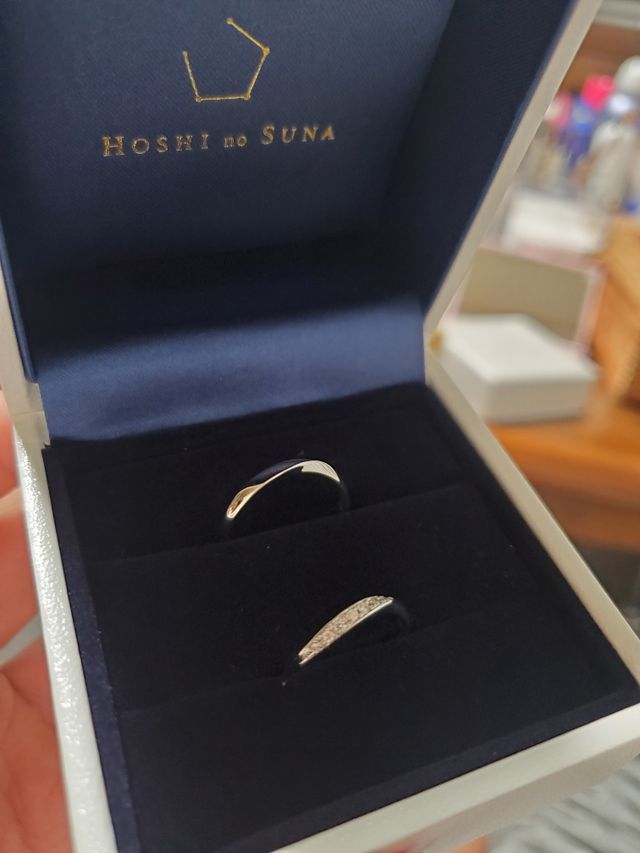 二人の結婚指輪