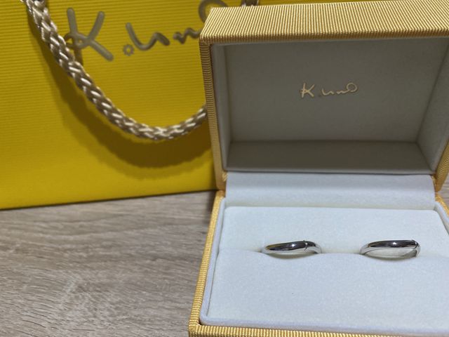 純糸結びの指輪です