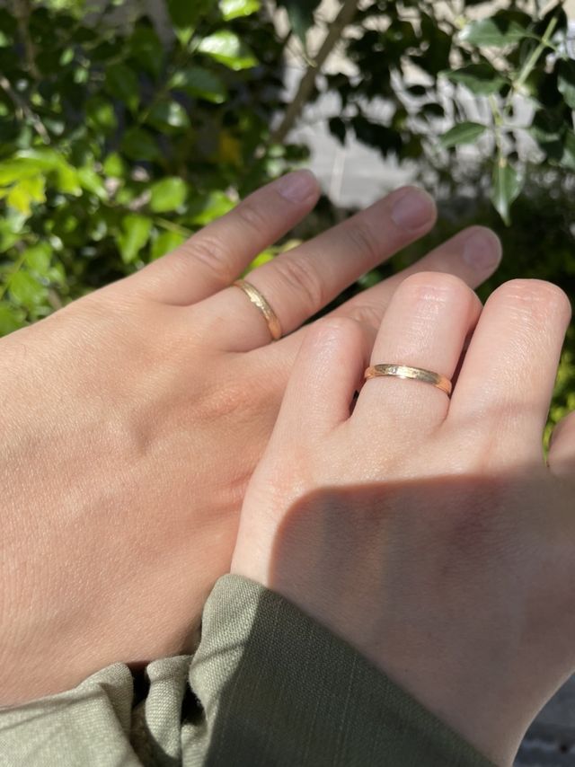 2人で着用した写真です。