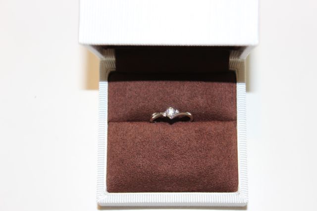 婚約指輪もらいました！！