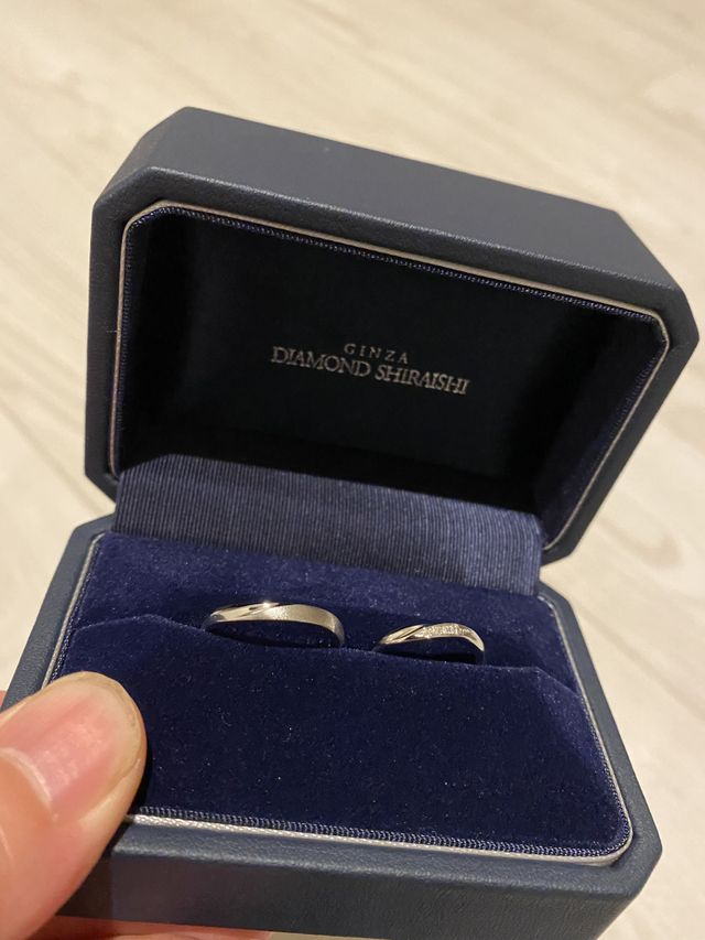 結婚指輪を購入させていただきました。
