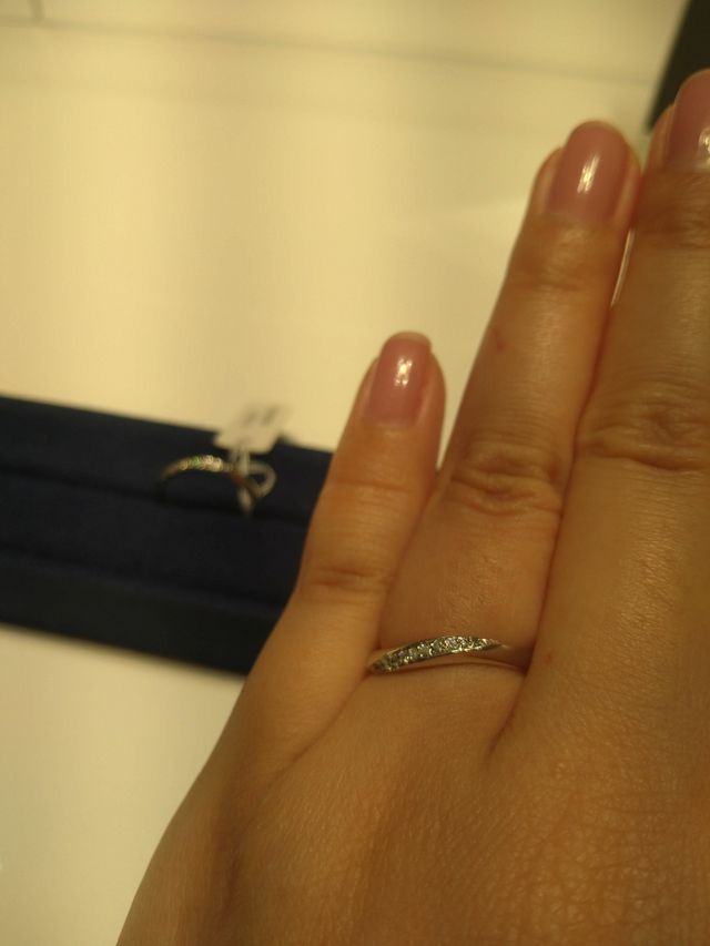 フィット感を何度も確認して決めました。