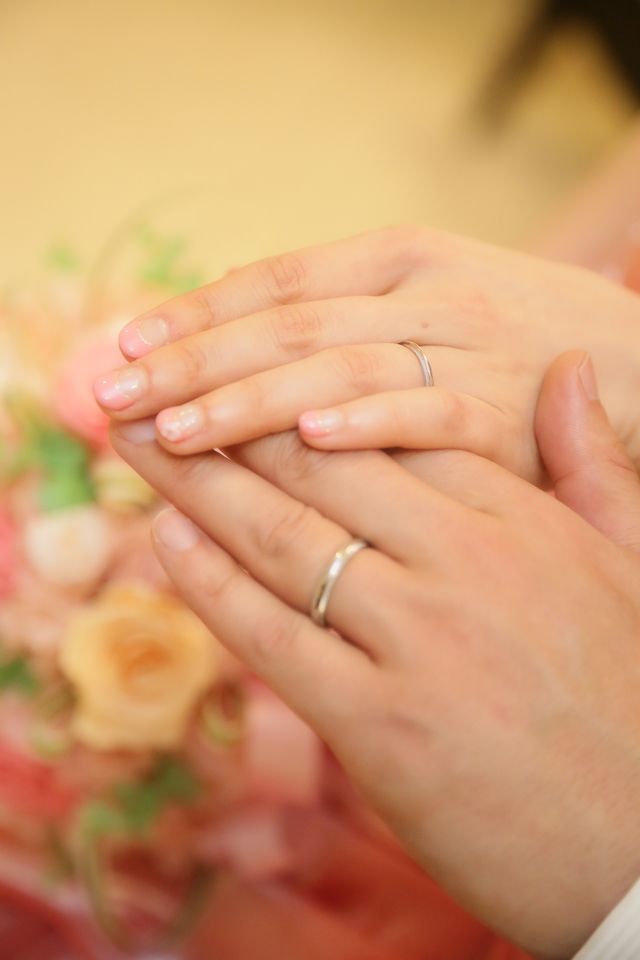 結婚式での写真