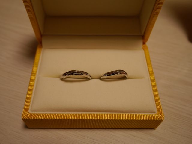 男性用は、着用時は上下逆になります。