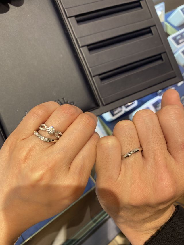 最終的に気に入ったリング