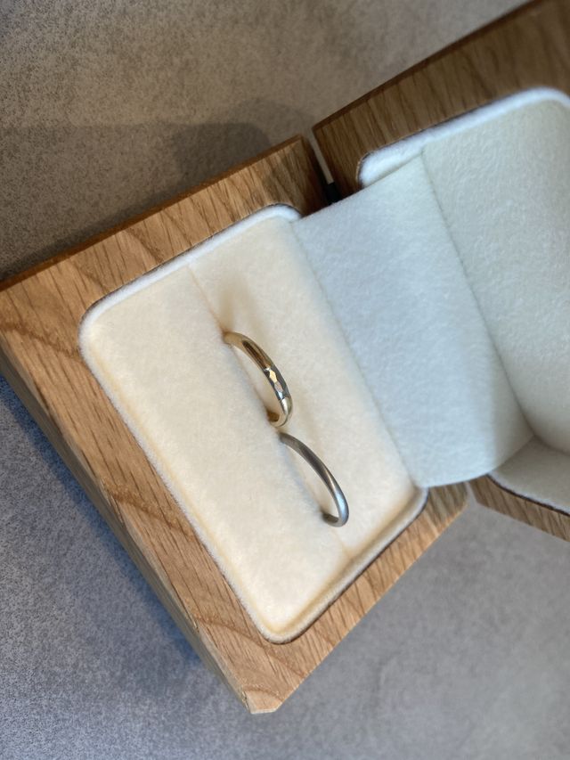 結婚指輪をオーダーしました。