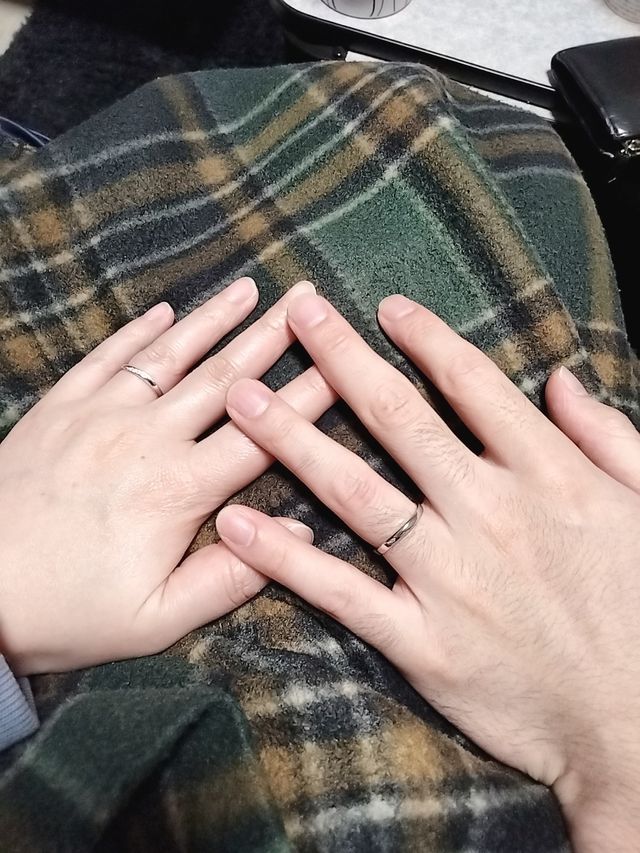 旦那と2人で撮りました。綺麗！