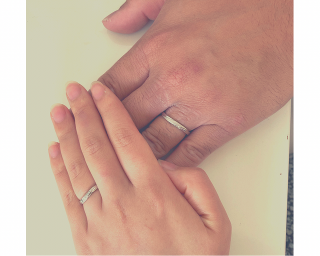 2人にぴったりの指輪に出会えて満足です！