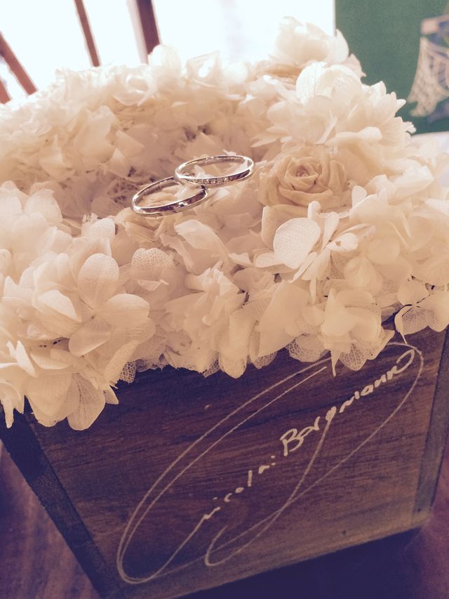 結婚式にて（写真右側）