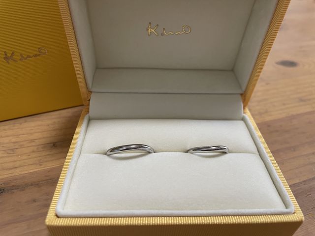 購入時の結婚指輪