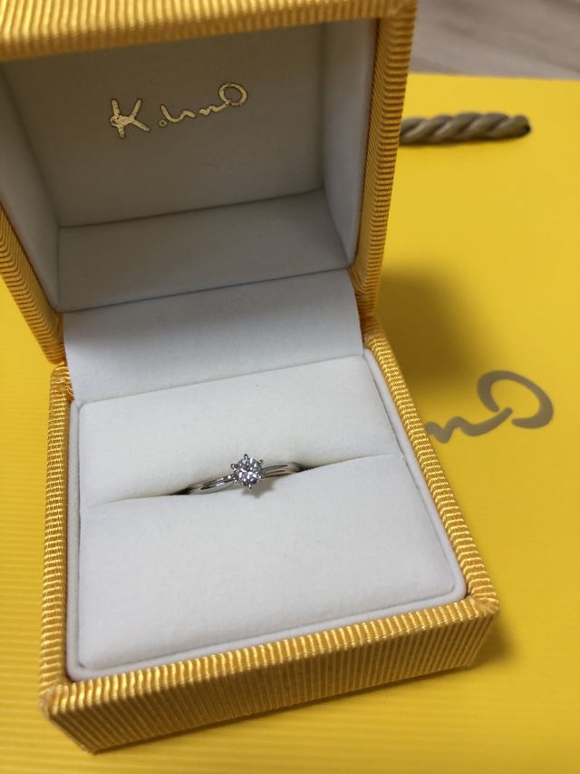 母から譲り受けた婚約指輪をリフォームしてもらいました