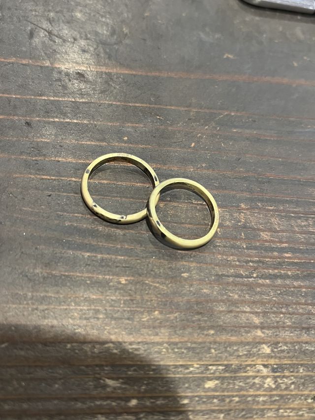 思い出のリングが出来ました！！