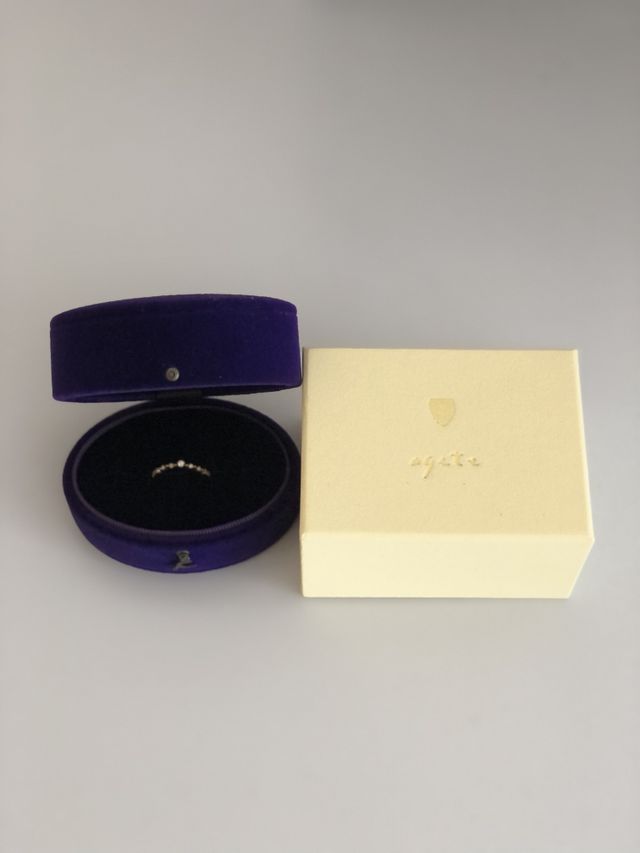 婚約指輪です。
個人撮影です。