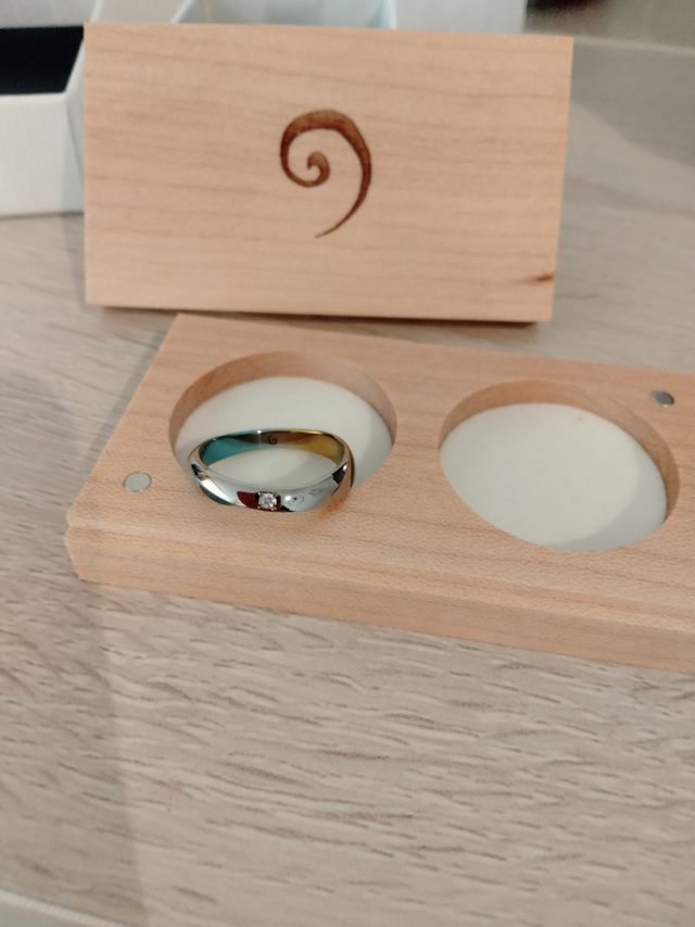 内側は青→黄のグラデーションカラーです