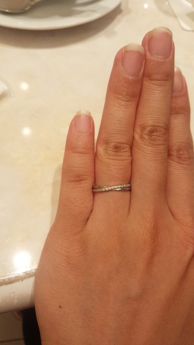 使用中の結婚指輪です