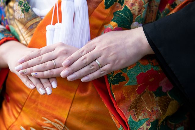 前撮りで撮影した写真です。プロのカメラマンの撮影です。