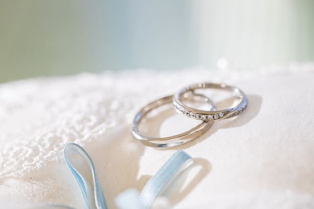 結婚式の時のリングピロー