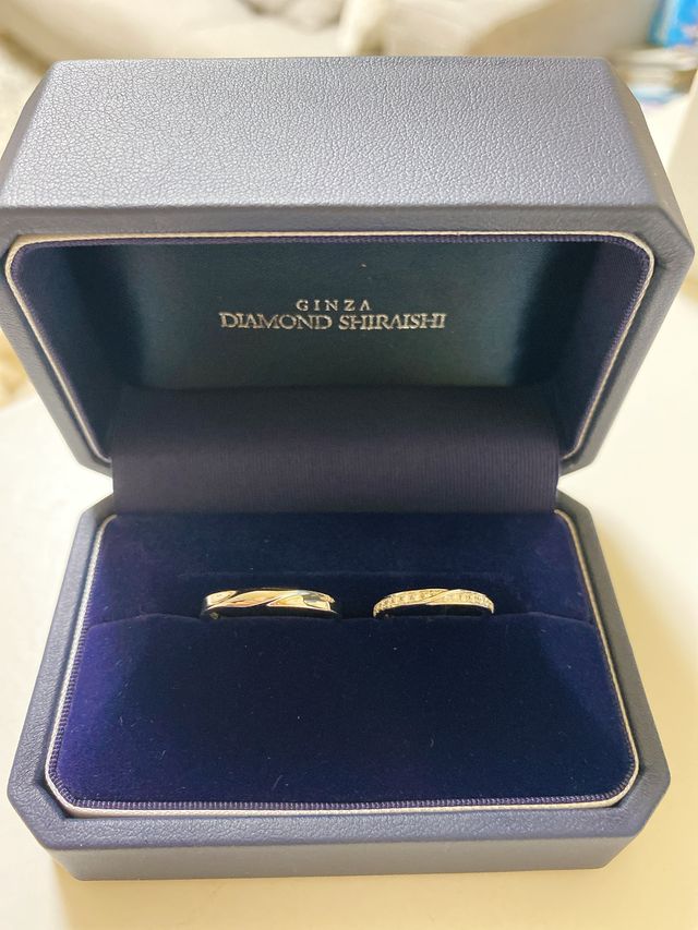 旦那の指輪と一緒に