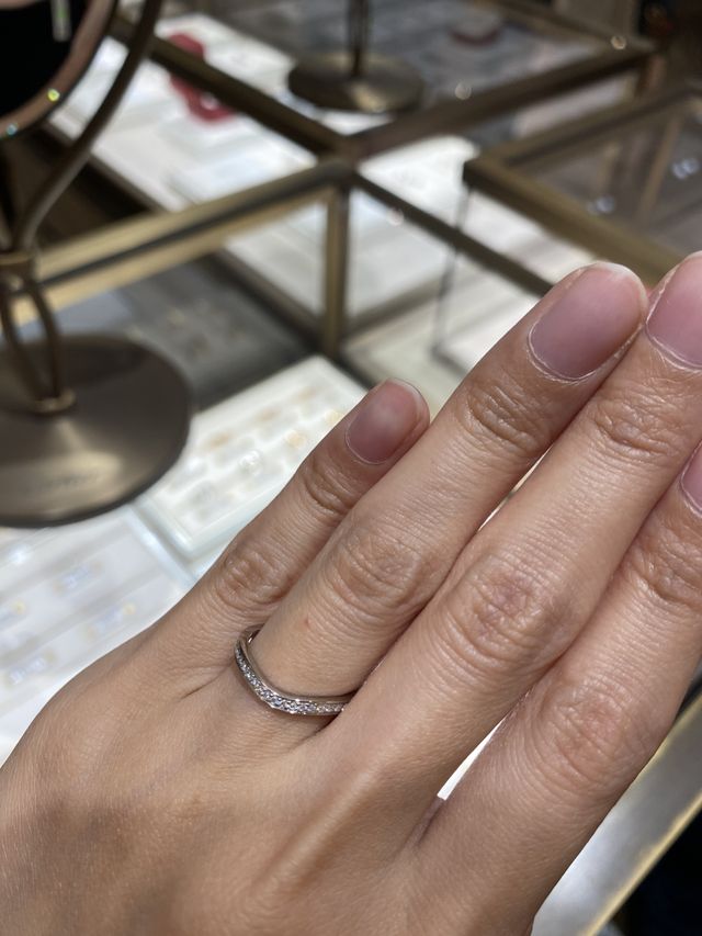 バレリーナのハーフエタニティ