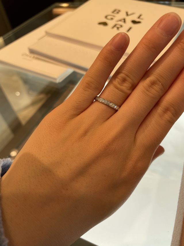 ハーフエタニティ着用時