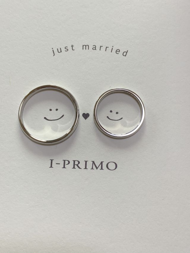 結婚指輪です