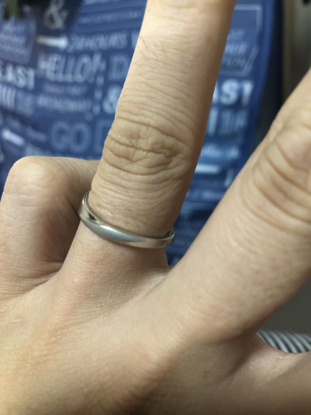 男性用、結婚指輪。モチーフ、センチュリー。ホーニング加工。