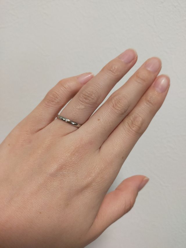 ストレート細めのワンストーン