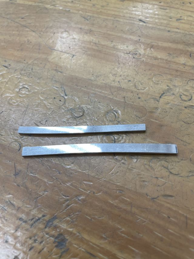 作成した指輪の加工前の状態