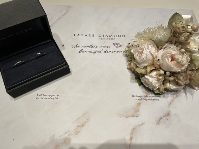 お店では、写真撮影用のグッズも用意してくれていました。