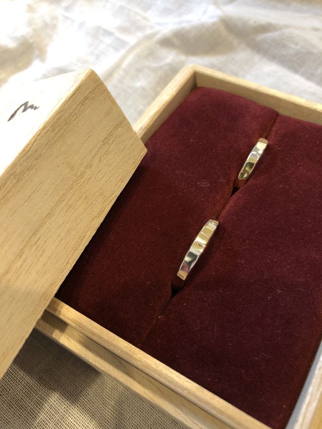 桐箱のお洒落なケースで更にテンションが上がりました！
