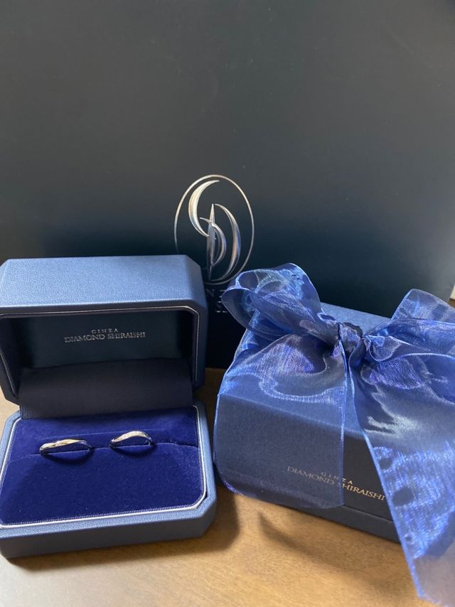 受け取った日に撮りました