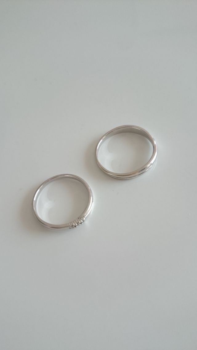 手前が女性用 9号、奥が男性用19号･･･だったかな？