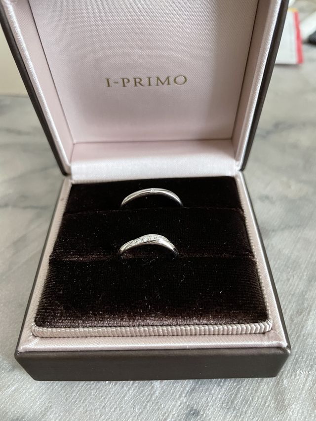 結婚指輪をオーダーしました。輝きもよく、サイズもぴったり