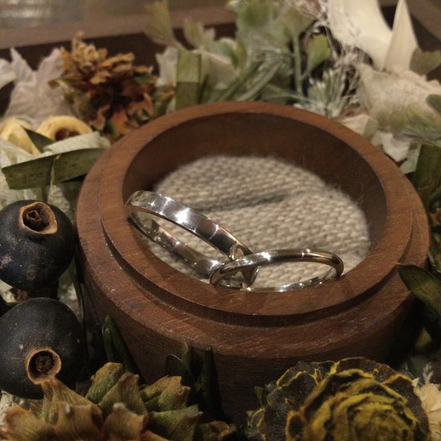 完成したあと、お店の方が撮ってくださいました。