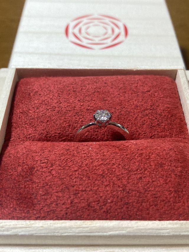 想結です。末永く使えるように、シンプルなカタチにしました。