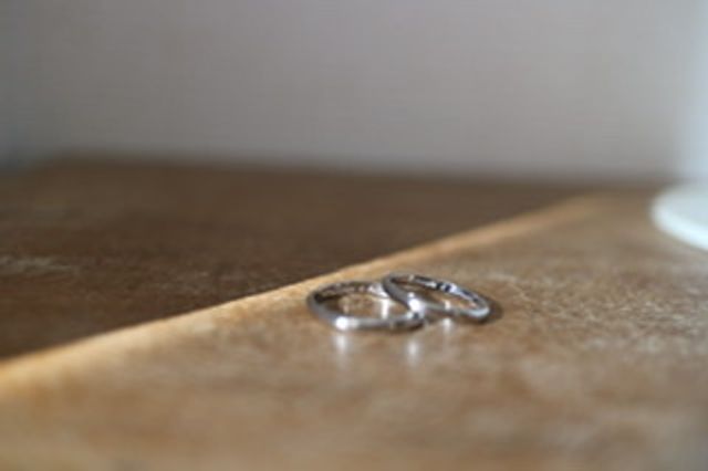 名前をお互い刻印してもらいました