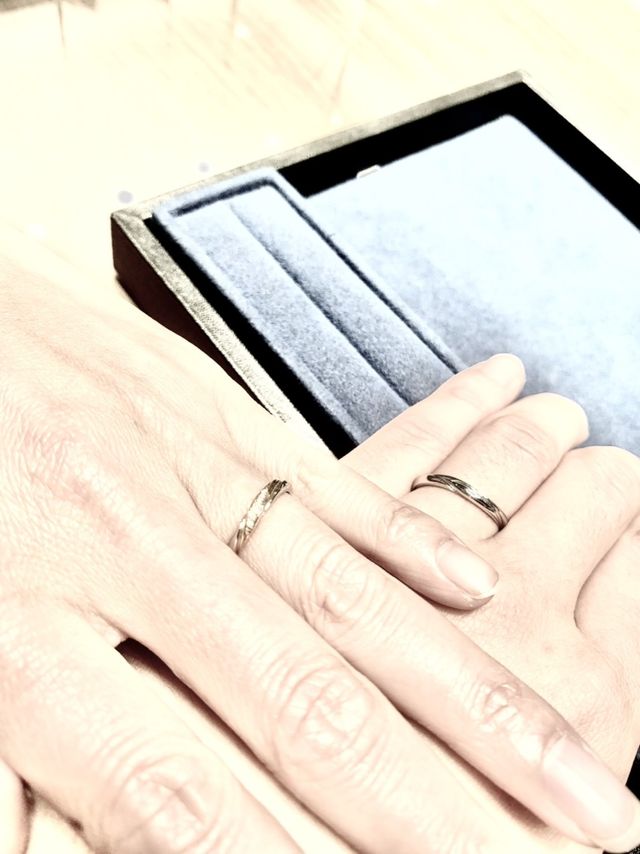 ウェーブタイプでピンクゴールド&times;プラチナです！