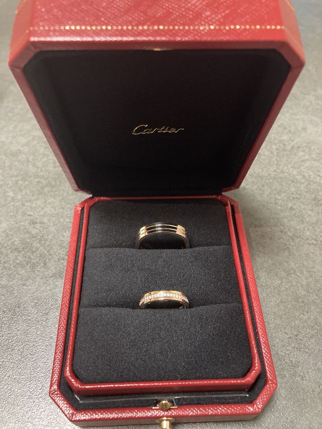 専用のリングケースと撮影