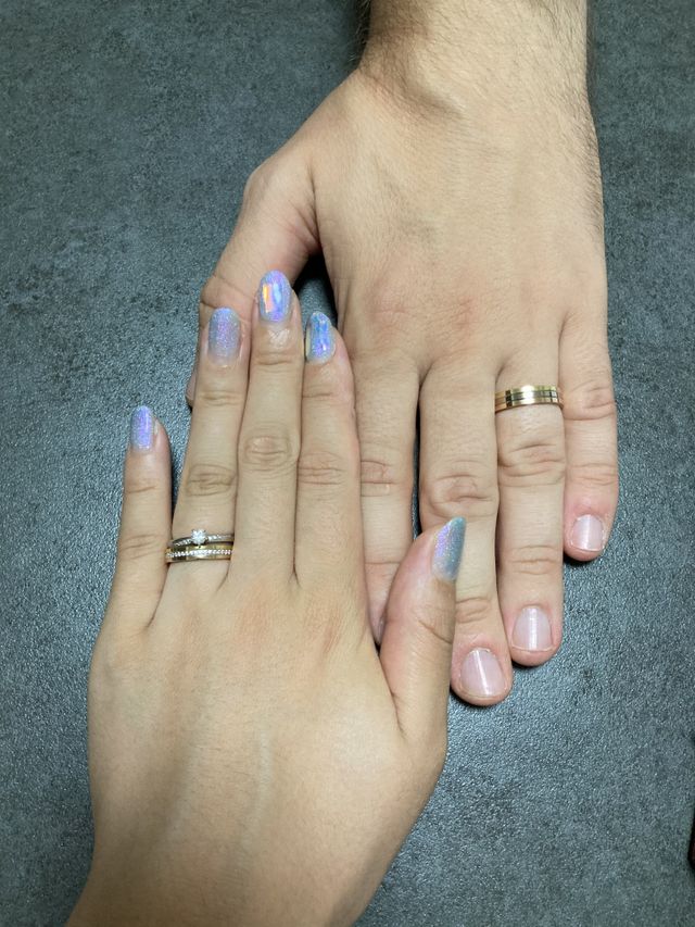 夫婦での着用。