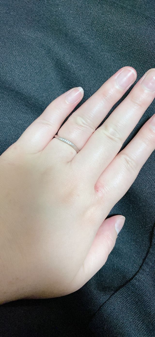 指輪着用時の見え方