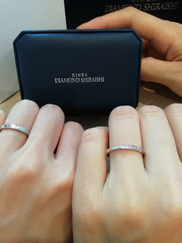 シンプルなデザインでとても指になじみます