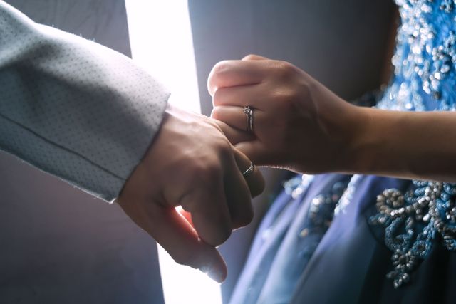 前撮り時の着用写真です