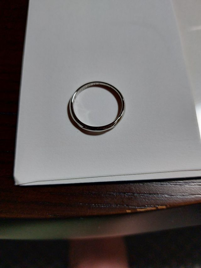 指輪のみ。シンプルでカッコいい